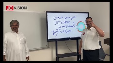 JCVision Interactive Smart Board Interactive Flat Panel Display used in the Jeddah schools of Saudi
