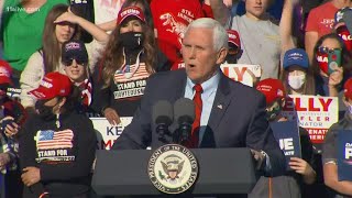 Vice President Mike Pence holds rally in August, Georgia