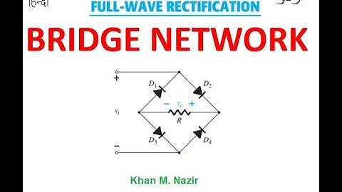 (Urdu/Hindi)EDC || Example 2.17 || Bridge Rectifier