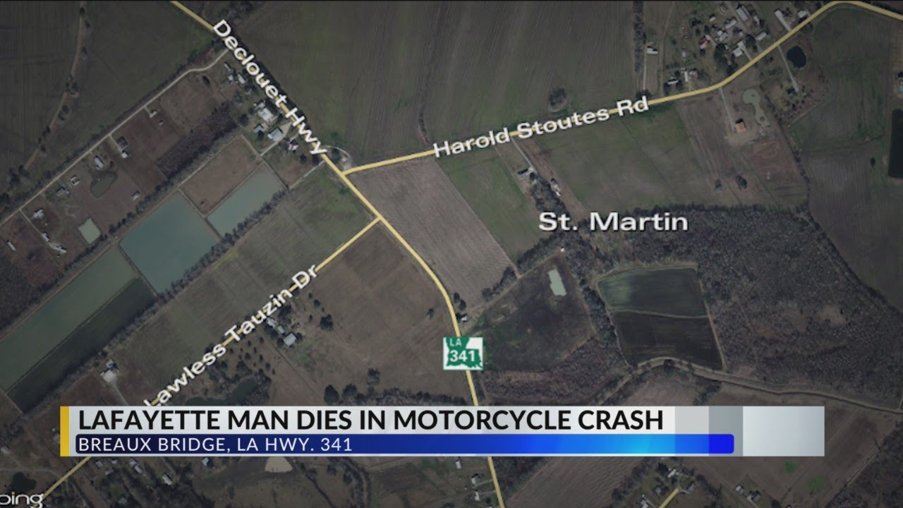 Lafayette man dies in motorcycle crash - YouTube