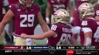 Ryan Fitzgerald NAILS a 59 yard Attempt to end the Half thumbnail