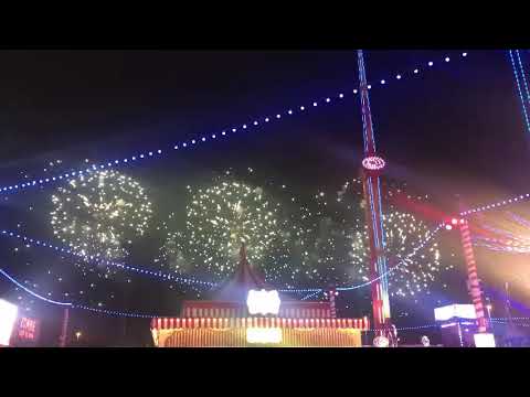 Fireworks in Global Village Dubai