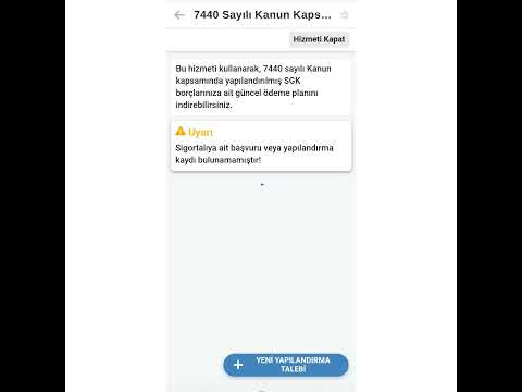 Yapılandırılmış SGK borçlarına dair güncel ödeme planı-7440 sayılı Kanun