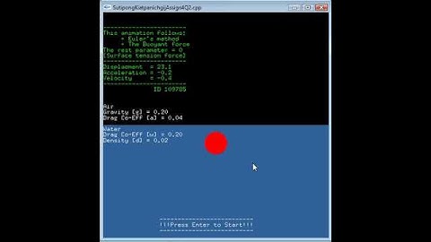 Sutipong OpenGL Ball Falling
