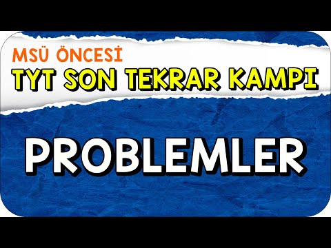 2 SAATTE TYT Problemler Full Tekrar | MSÜ Son Tekrar Kampı #kamp2023