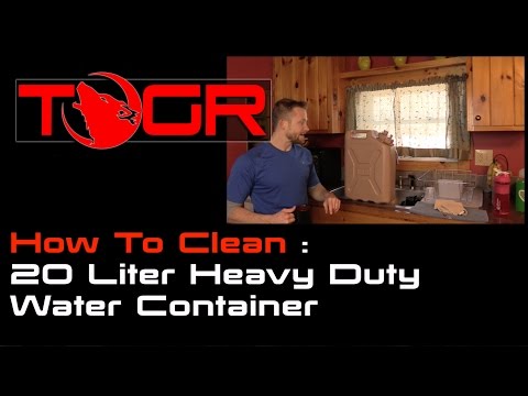 How To Clean : 20 Liter Heavy Duty Water Container