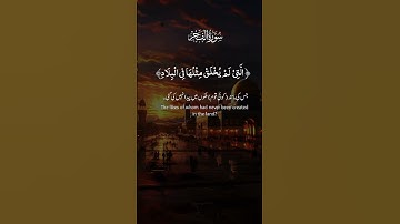 Quran #اكسبلور #المصحف سورة الفجر ❤️💕