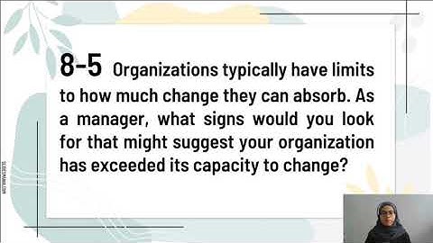 CIB1001 Tutorial 3 Group 3 Chapter 8 Managing Change and Innovation