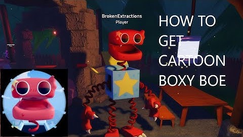 How to get Cartoon Boxy Boo in Poppy Playtime Chapter 3: Smiling Critters RP (Roblox Tutorial)