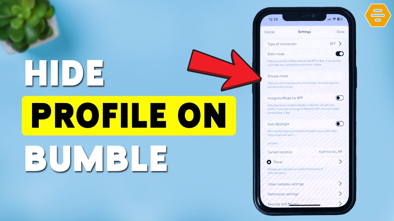 How To Hide Profile On Bumble | Turn Off Bumble Profile Visibility 2026 ...