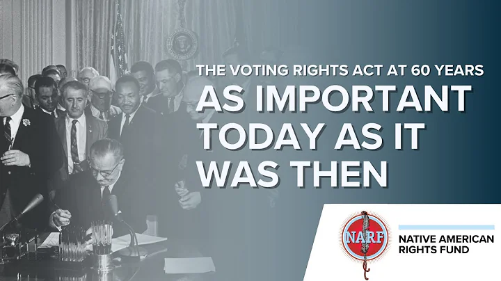 The 60th anniversary of the Voting Rights Act
