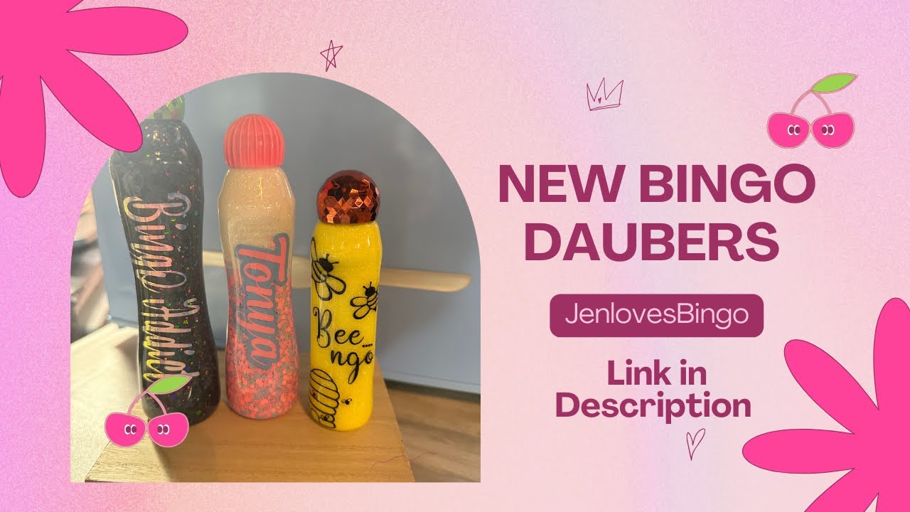 New Resin Bingo Daubers from JenLovesBingo 