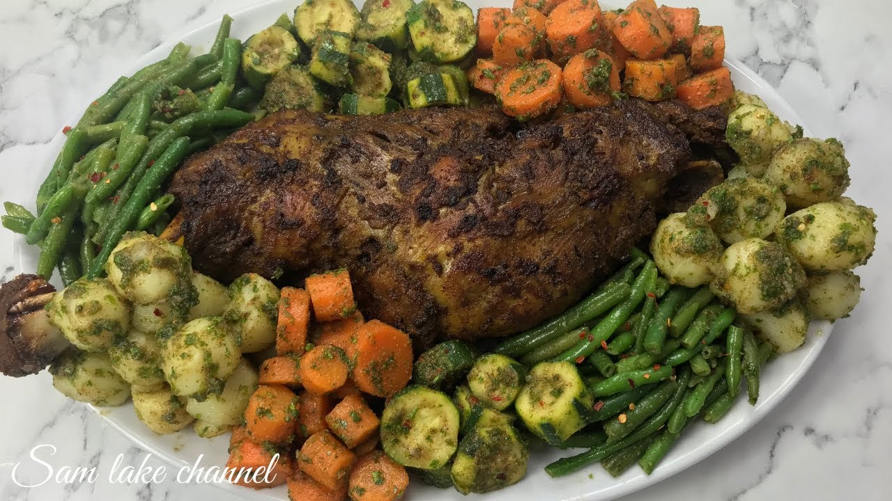 MOROCCAN ROASTED LAMB SHOULDER | VERY SIMPLE AND EASY RECIPE | SAM LAKE  CHANNEL - YouTube