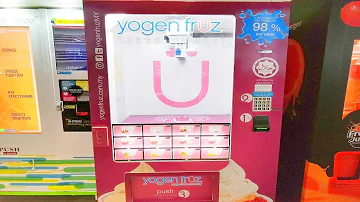 Yogen Fruz Ice Cream Vending Machine