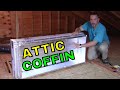 The only way to insulate pull down attic stairs