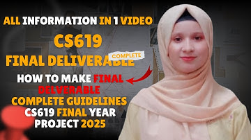𝐇𝐨𝐰 𝐭𝐨 𝐌𝐚𝐤𝐞 𝐅𝐢𝐧𝐚𝐥 𝐃𝐞𝐥𝐢𝐯𝐞𝐫𝐚𝐛𝐥𝐞 𝟐𝟎𝟐𝟓 | 𝐒𝐭𝐞𝐩 𝐛𝐲 𝐒𝐭𝐞𝐩 𝐂𝐒𝟔𝟏𝟗 𝐅𝐢𝐧𝐚𝐥 𝐏𝐫𝐨𝐣𝐞𝐜𝐭 𝐆𝐮𝐢𝐝𝐞