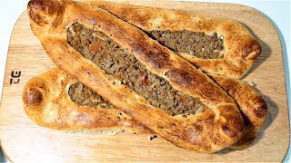 Как приготовить Пиде с мясом. Турецкая кухня. Как приготовить Пиде с мясом. Турецкая кухня.
