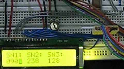 Interfacing 3 channels of ADC0808 with 8051 Microcontroller (AT89C51)