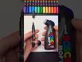 Activating black posca markers 