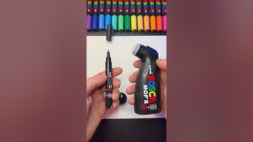 Activating Black Posca Markers 😱◼️