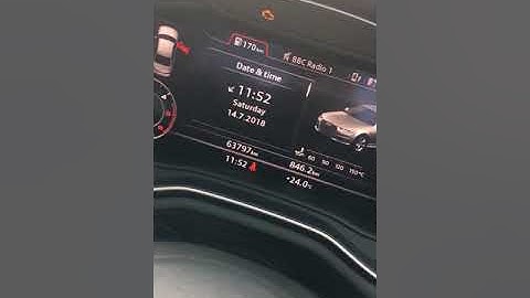 Audi virtual cockpit measurement change