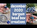 Bargain Bead Box December 2020 Creations