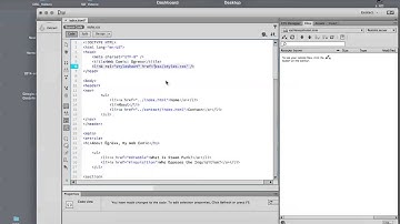 Linking An External Stylesheet In Dreamweaver
