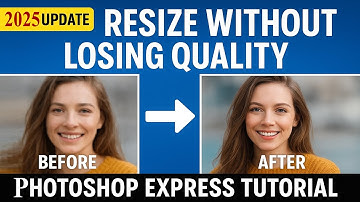 Resize Image Without Losing Quality 🔥 | Photoshop Express 2025 Full Tutorial (Mobile & PC)