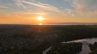 Sunset over Lancaster 10 07 2025