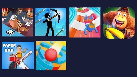 Banana Kong, Paper Bad , Stack Ball , Aquapark.io , The Archers 2, Tom and Jerry Mouse Maze