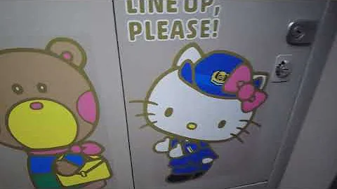 WORLD'S CUTEST TRAIN "Hello Kitty Shinkansen" trip in Japan😎🚄 /Japanese bullet train