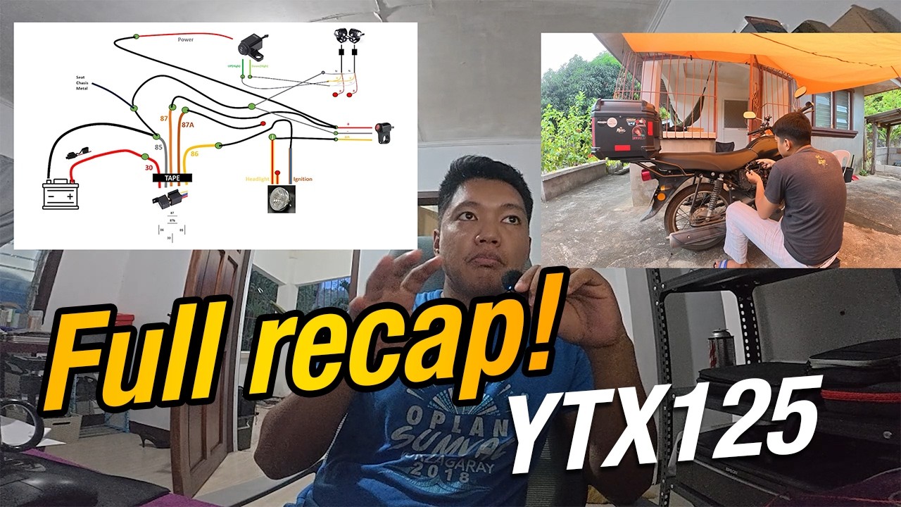 Yamaha YTX 125 Battery Operated MDL w/ Relay Tutorial | Start to Finish