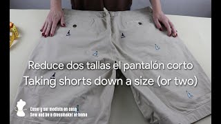 Reduce dos tallas un pantalón corto