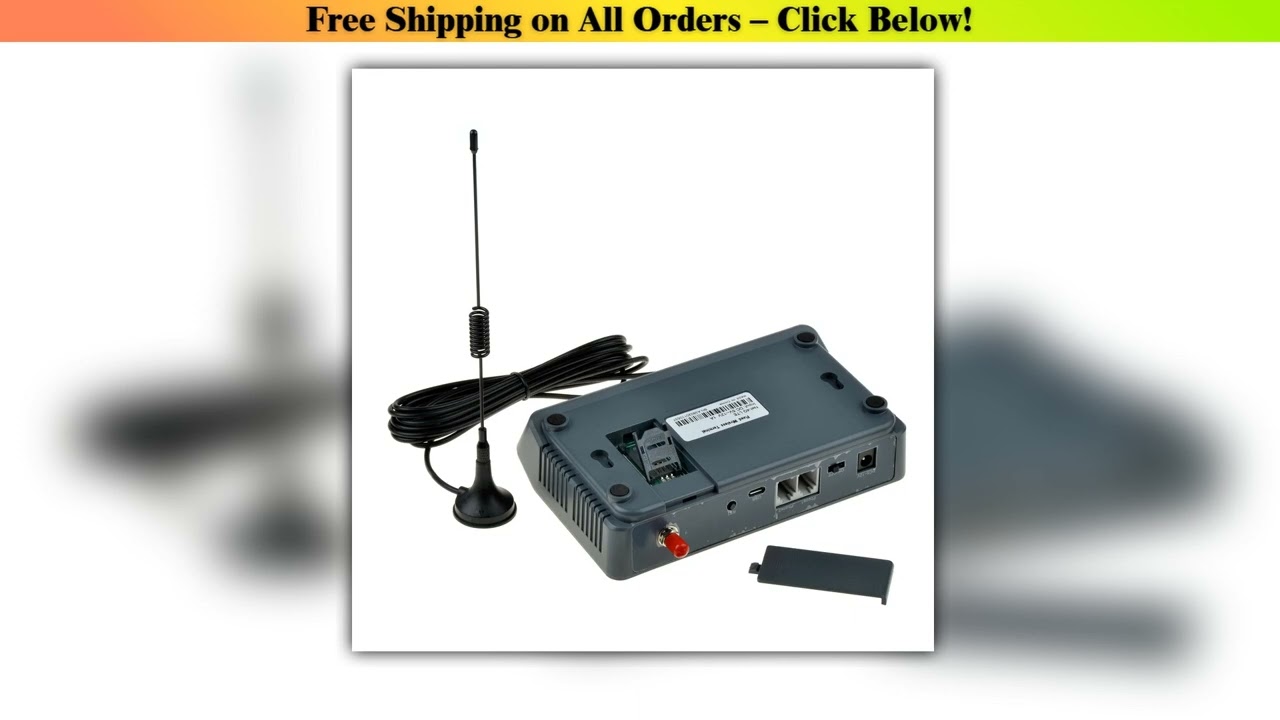 4G LTE 3G WCDMA GSM Fixed Wireless Terminal LCD LED 2 RJ11 Backup Battery Alarm System PBX