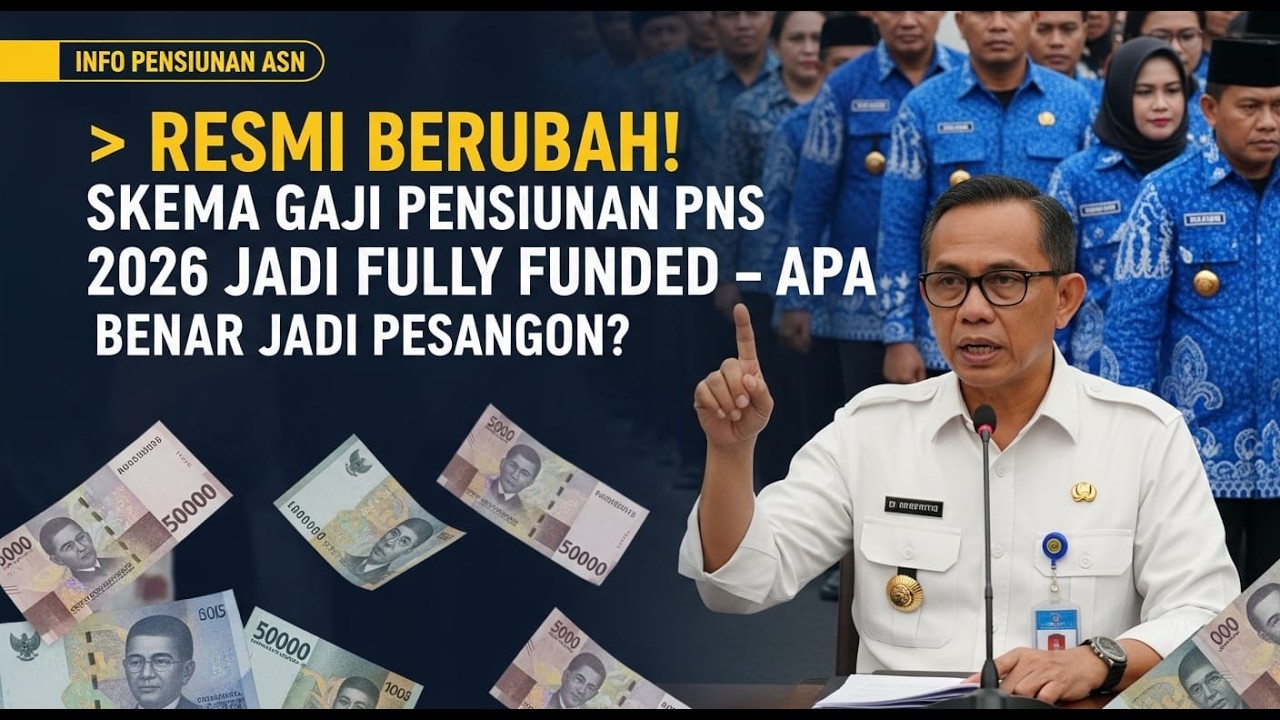💥 RESMI! Skema Gaji Pensiunan PNS 2026 Jadi FULLY FUNDED – Apakah Kini Bisa Dapat Pesangon? 💰