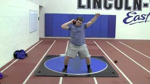 Sean Magnuson Shot Put Practice