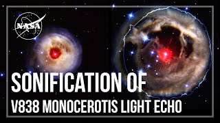 Sonification Of V838 Monocerotis Light Echo