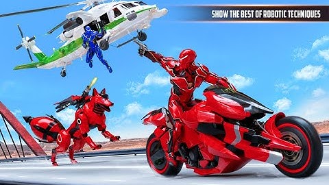 Wild Fox Transform Bike Robot Shooting game - The Blackman Gaming