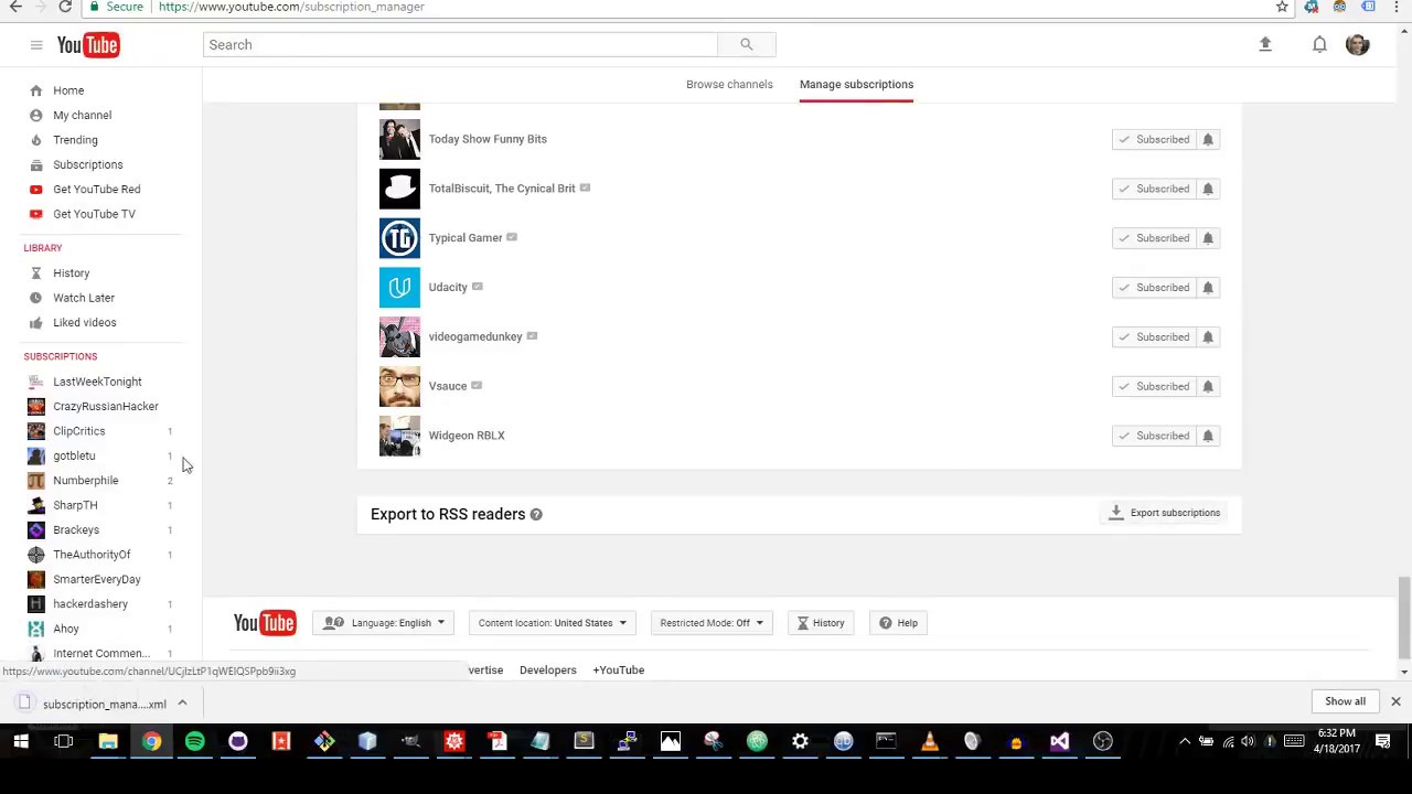 How to import youtube subscriptions to a new channel EASIEST WAY - YouTube