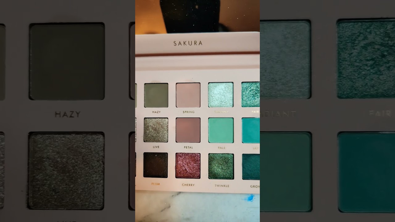 Alter Ego Sakura palette swatches. 