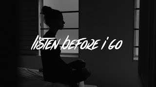 Billie Eilish - listen before i go (Lyrics) chords