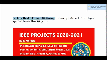 A Low Rank Tensor Dictionary Learning Method for Hyperspectral Image Denoising