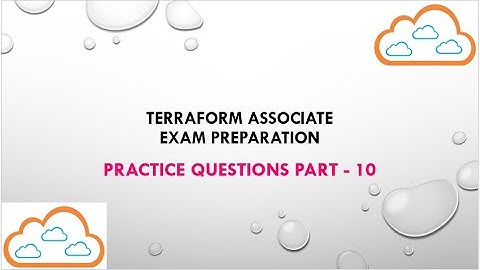Terraform Associate Exam Sample Questions | Terraform Practice Questions Part -10 #terraform #exam