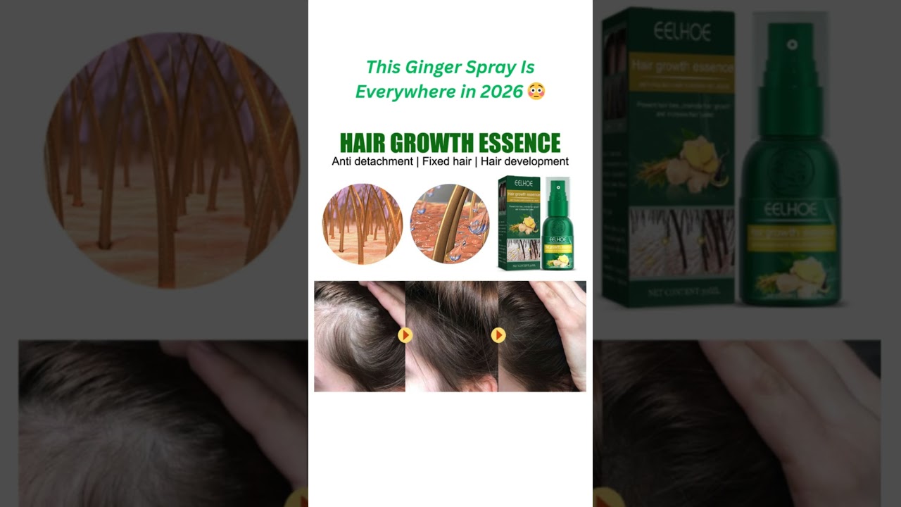 This Ginger Spray Is Taking Over Hair Care 😳#shortsviral