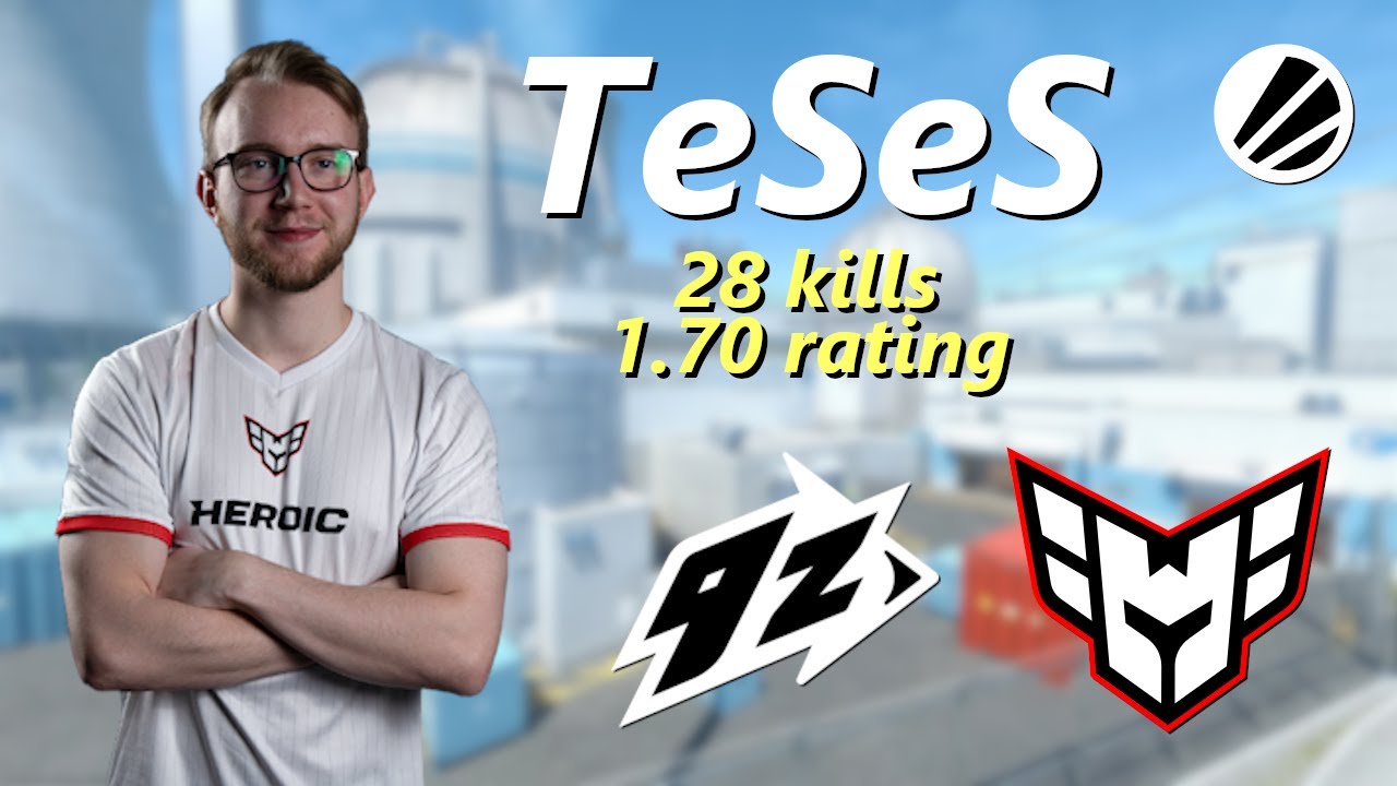 TeSeS 28-13 POV: 9z vs HEROIC @ Nuke | IEM Chengdu 2024 | CS2 Gameplay