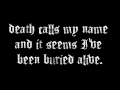 Avenged Sevenfold - Buried Alive Lyrics HD