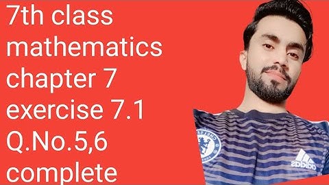 7th exercise 7.1 Q.No.5,6 complete,7class math exercise  unit 7,iqbal sun series syllabuse