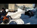 Минитрактор КРЕПЫШ (мототрактор переломка) Вызволяем из снега