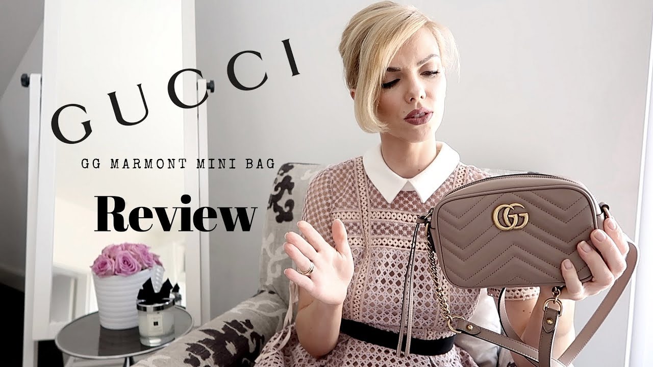 GUCCI MARMONT MINI CAMERA BAG | Review | Moja opinia i recenzja | Beata M - YouTube