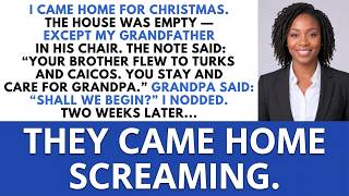 My Father Left Me Alone With Grandpa at Christmas While They Flew Abroad — Two Weeks Destroyed Th...